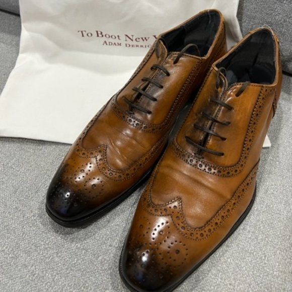 To Boot New York Other - To Boot New York DUKE burnished calf handmade wingtip sz 12M